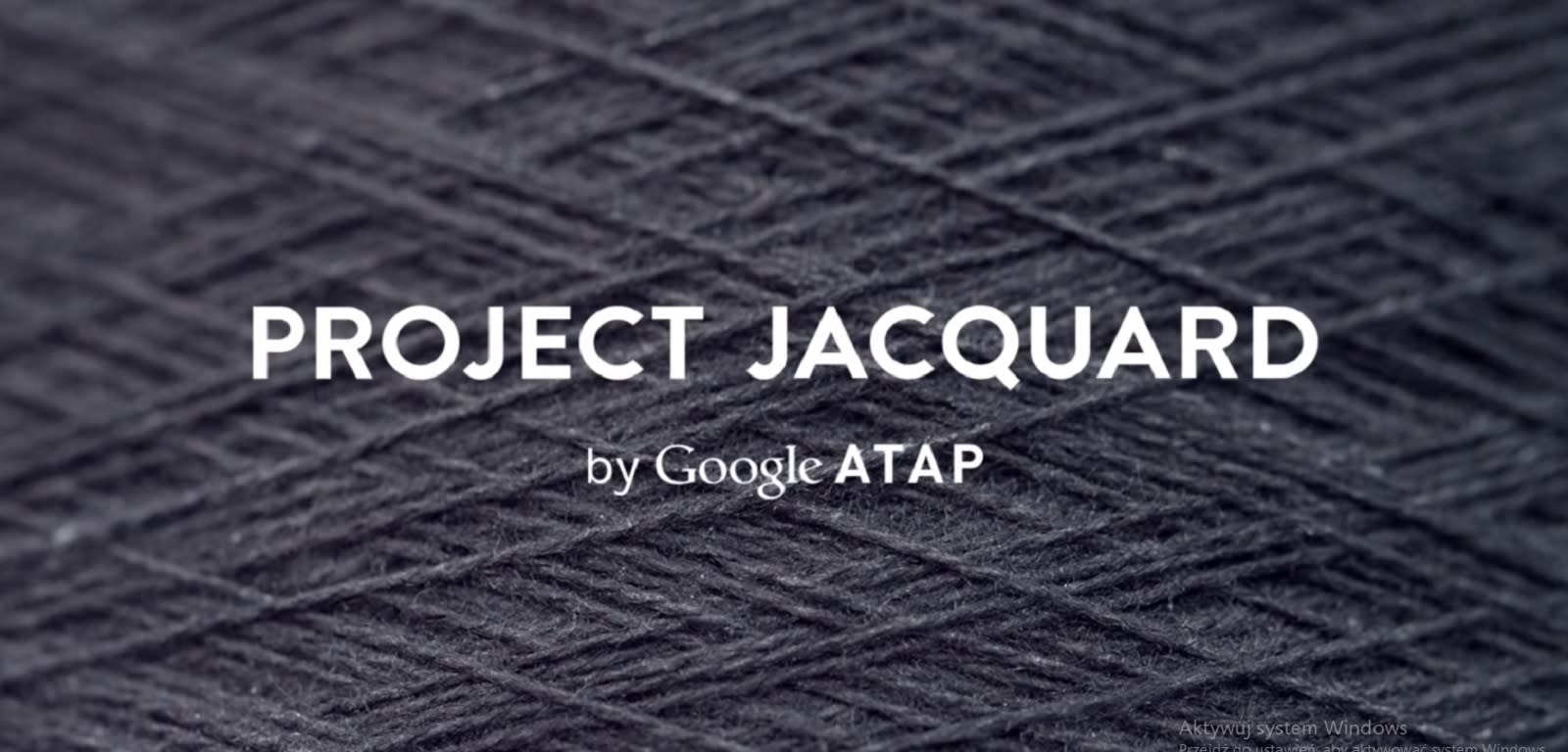 Project Jacquard by Google reklama