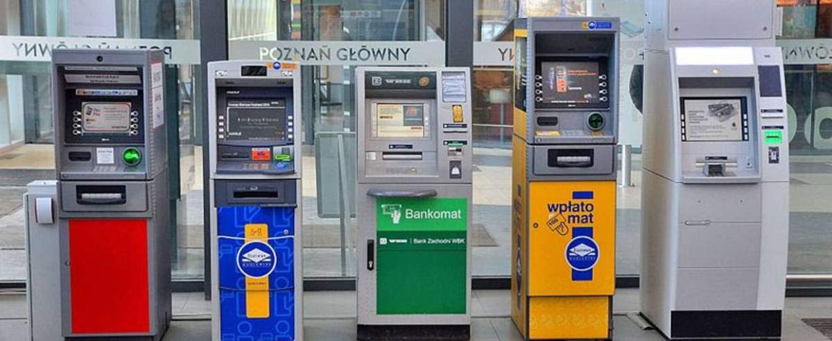 Bankomaty na dworcu Poznań Główny