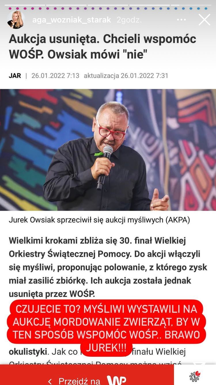 Agnieszka Woźniak-Starak post