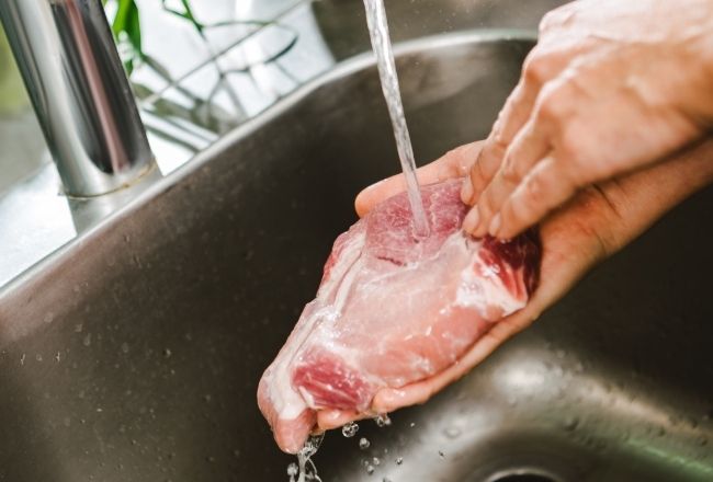 Mycie mięsa