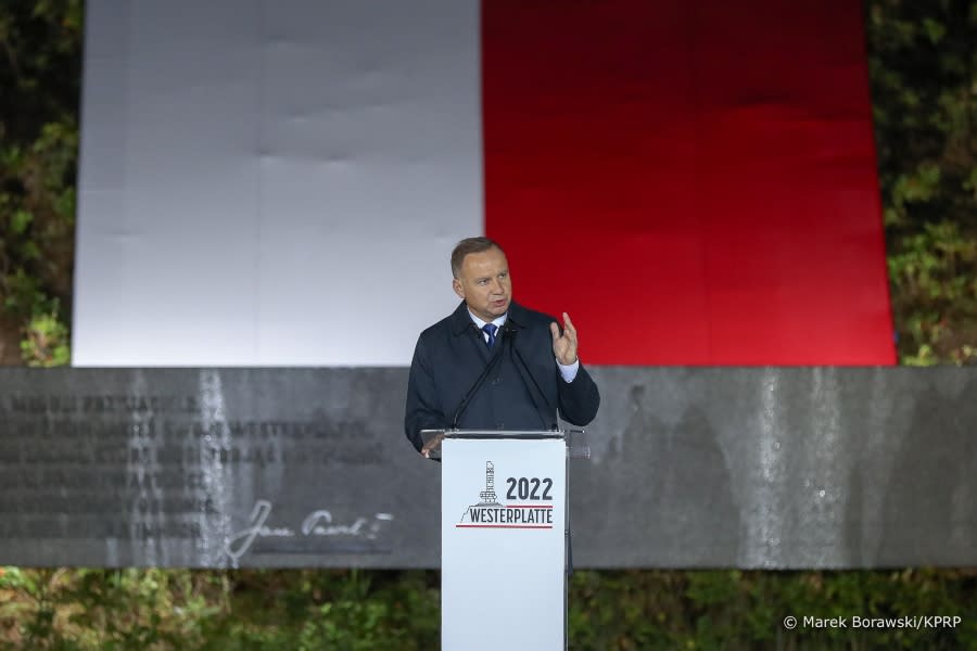 Prezydent Duda przestrzegł na Westerplatte przed poważnym zagrożeniem. Padły też mocne słowa o Rosji