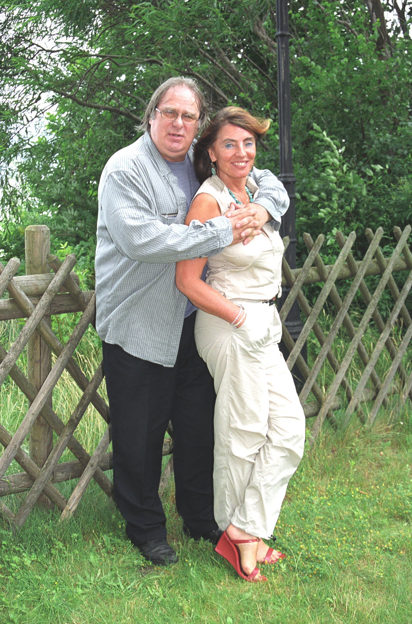Marek Perepeczko z żoną