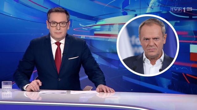 "Wiadomości" TVP zmanipulowały wypowiedź Donalda Tuska, szef KRRiT włączył się do krytyki byłego premiera 
