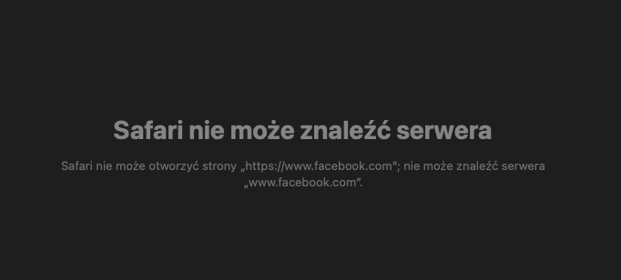 Poniedziałkowa awaria Facebooka