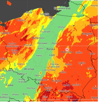 W tych regionach wystarczy tylko iskra, zagrożenie pożarami jest duże