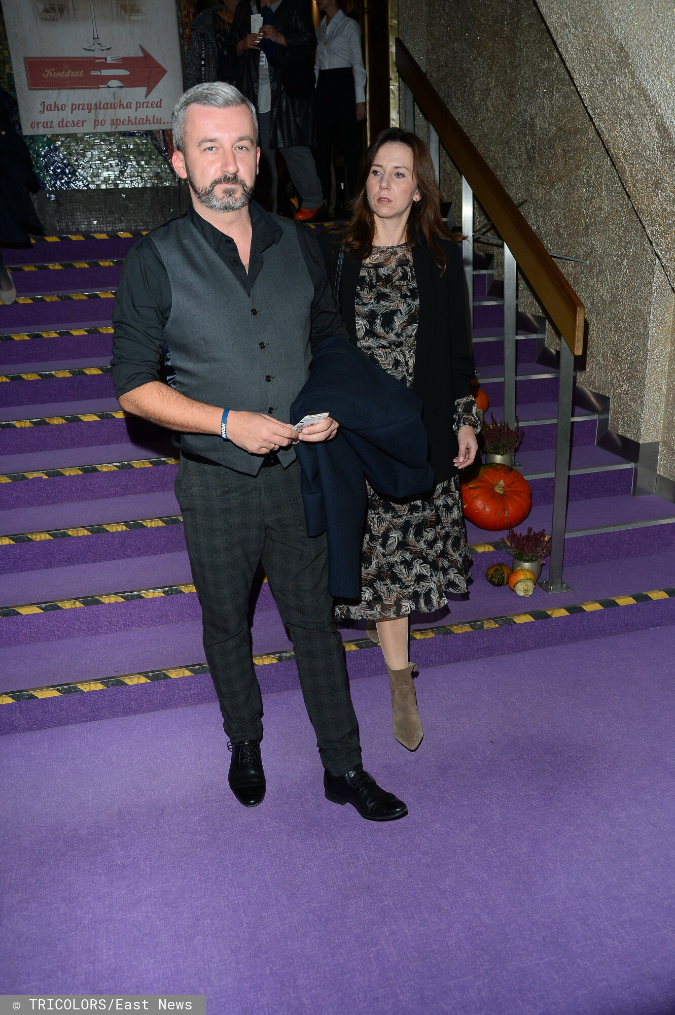 Krzysztof Skórzynski z żoną EA