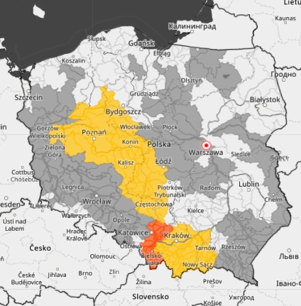 IMGW wydało ostrzeżenia hydrologiczne, przekroczone zostaną stany na wodowskazach 