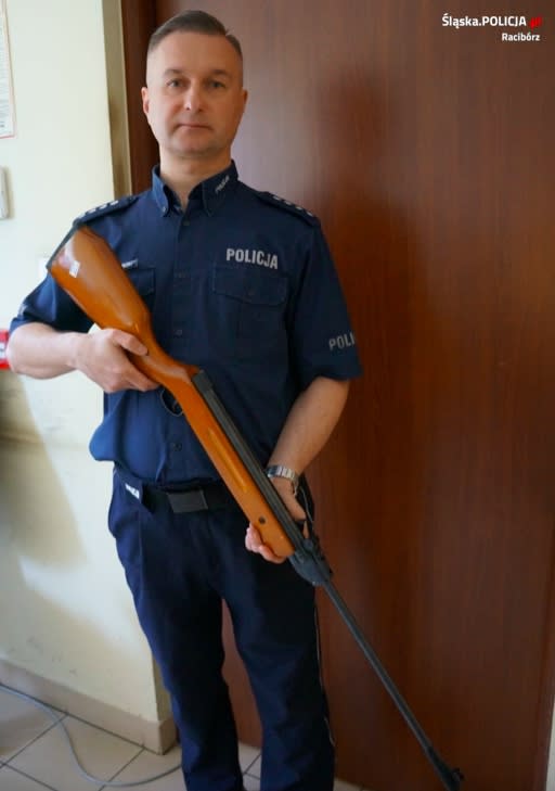 Policja w Raciborzu zabezpieczyła broń pneumatyczną