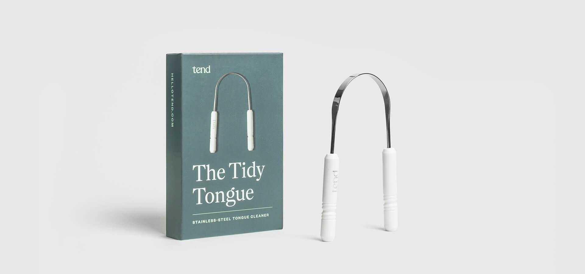 Tidy Tongue box next to Tidy Tongue 