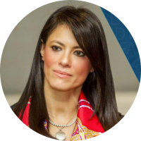 Rania Al-Maschat, Ägyptens Ministerin für Internationale Zusammenarbeit und Finanzexpertin