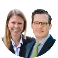 Amélie Heldt (l.) vom Leibniz-Institut für Medienforschung und Moritz Hennemann von der Universität Passau