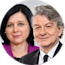 Věra Jourová und Thierry Breton