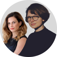 Daten-Expertinnen Francesca Bria und Aline Blankertz