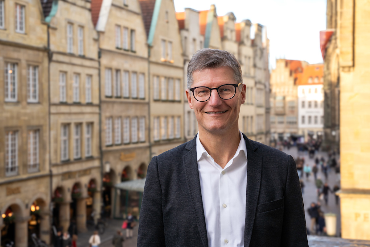Tilman Fuchs, Oberbürgermeister von Münster. 