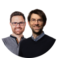 David Goebel und Philipp Bongartz von der Digitalberatung Exxeta