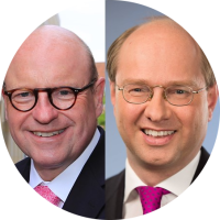 Markus Lewe, Oberbürgermeister von Münster, und Olaf Gericke, Landrat des Kreises Warendorf 