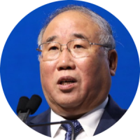 Xie Zhenhua, Chinas Sondergesandter für Klimafragen und Verhandlungsführer auf der Weltklimakonferenz in Glasgow