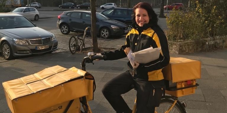 Ilona Hackenberg, Briefzustellerin bei der Deutschen Post