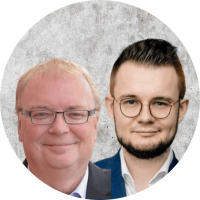 FDP-Digitalpolitiker Volker Redder und Maximilian Funke-Kaiser