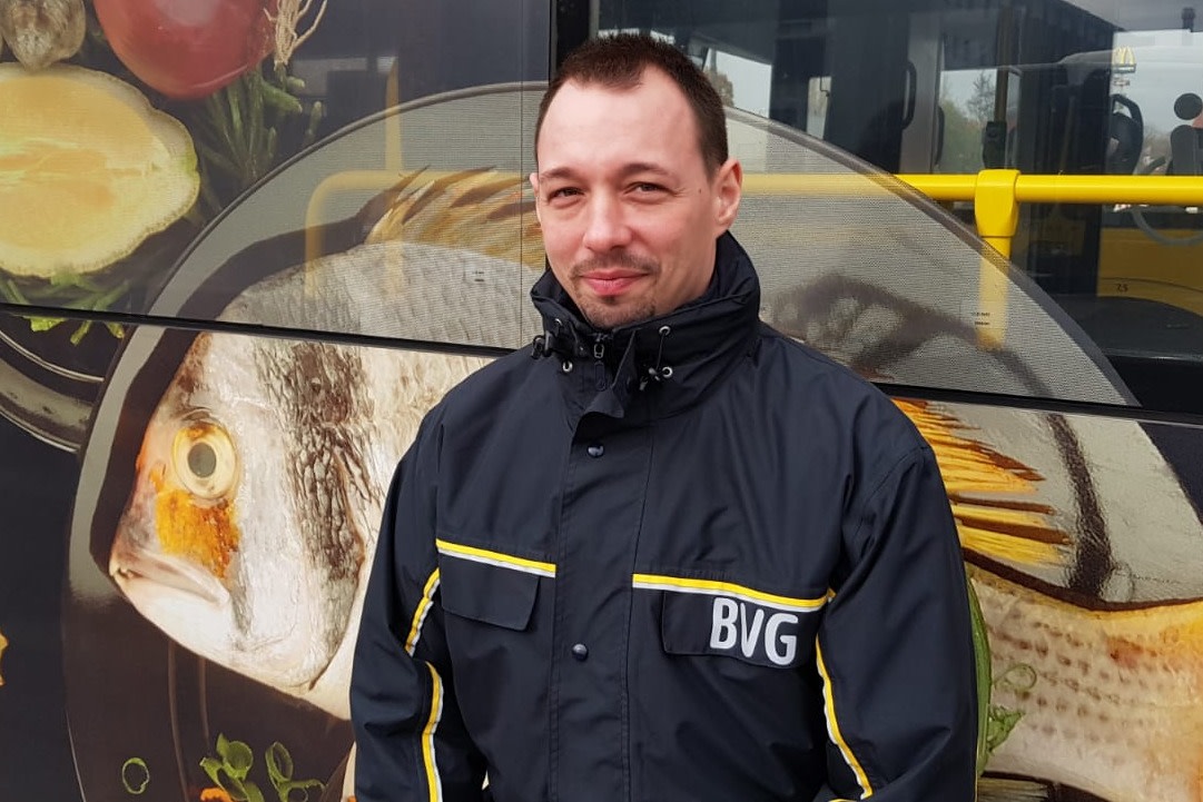 Patrick Fielitz, BVG-Busfahrer