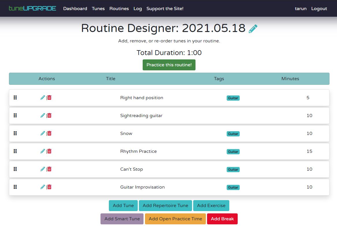 Routine Designer