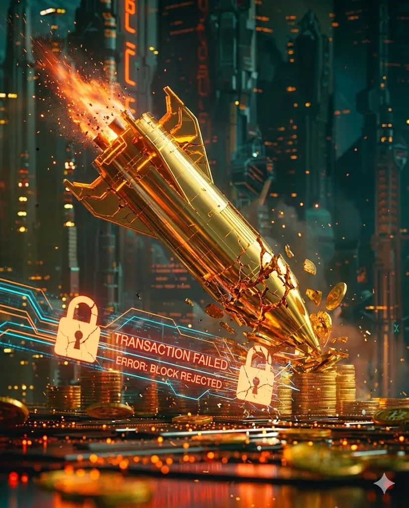 What happens when a transaction fails on-chain