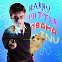 HarryPotterObamaInu logo