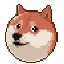 Pixel Doge logo