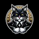 Maine Coon Cat logo