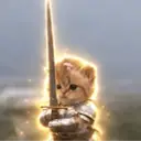 cat wif sword logo