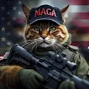 MAGA CAT logo