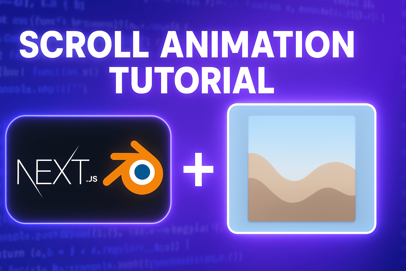 How to Create a Scroll Based Image Sequence Animation in Next js 15 Using Blender