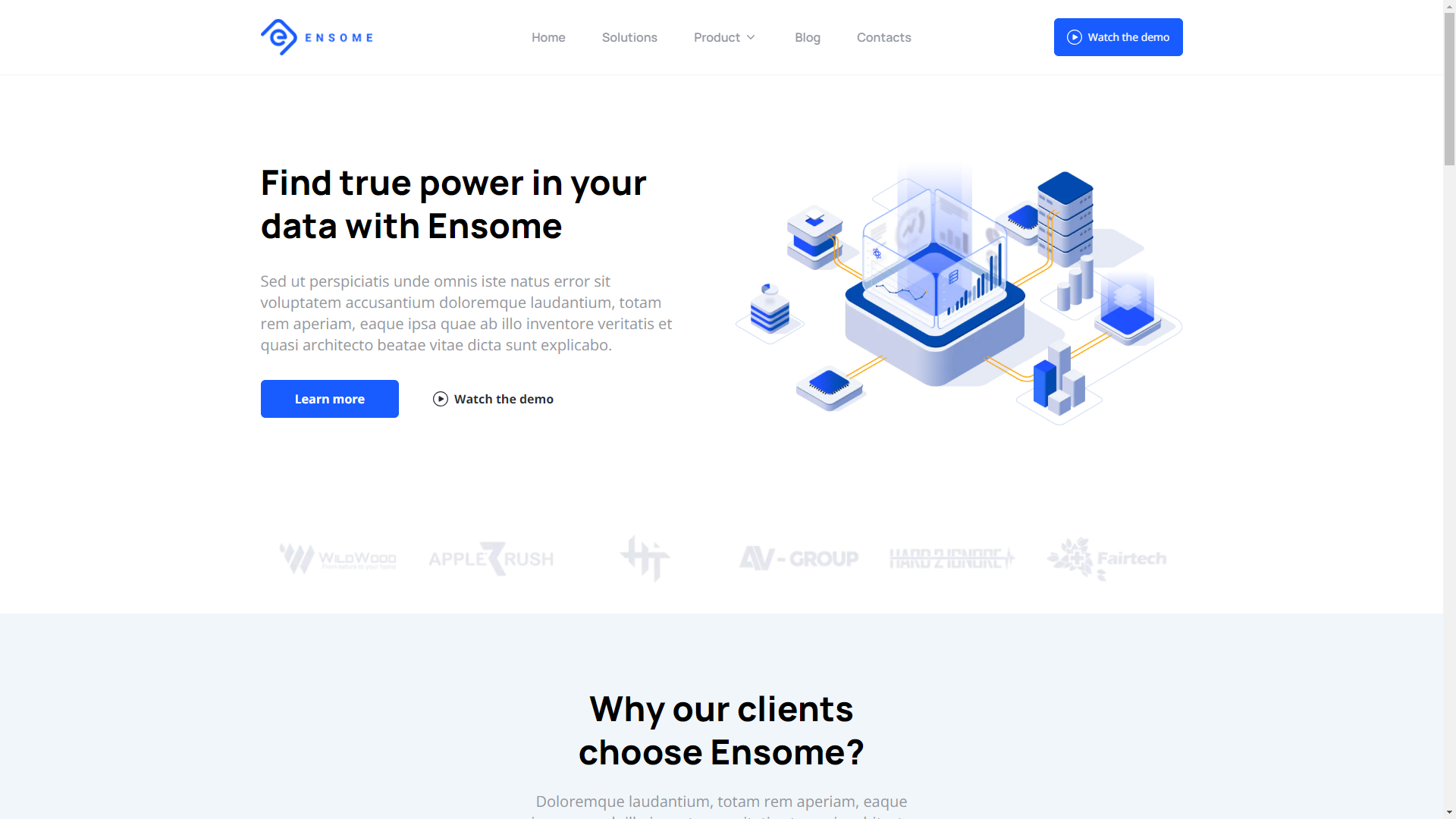 Introducing Ensome A Stunning Next js 14 Template