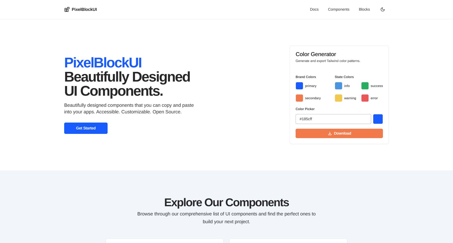 Pixelblock UI – A Powerful React Component CLI Tool