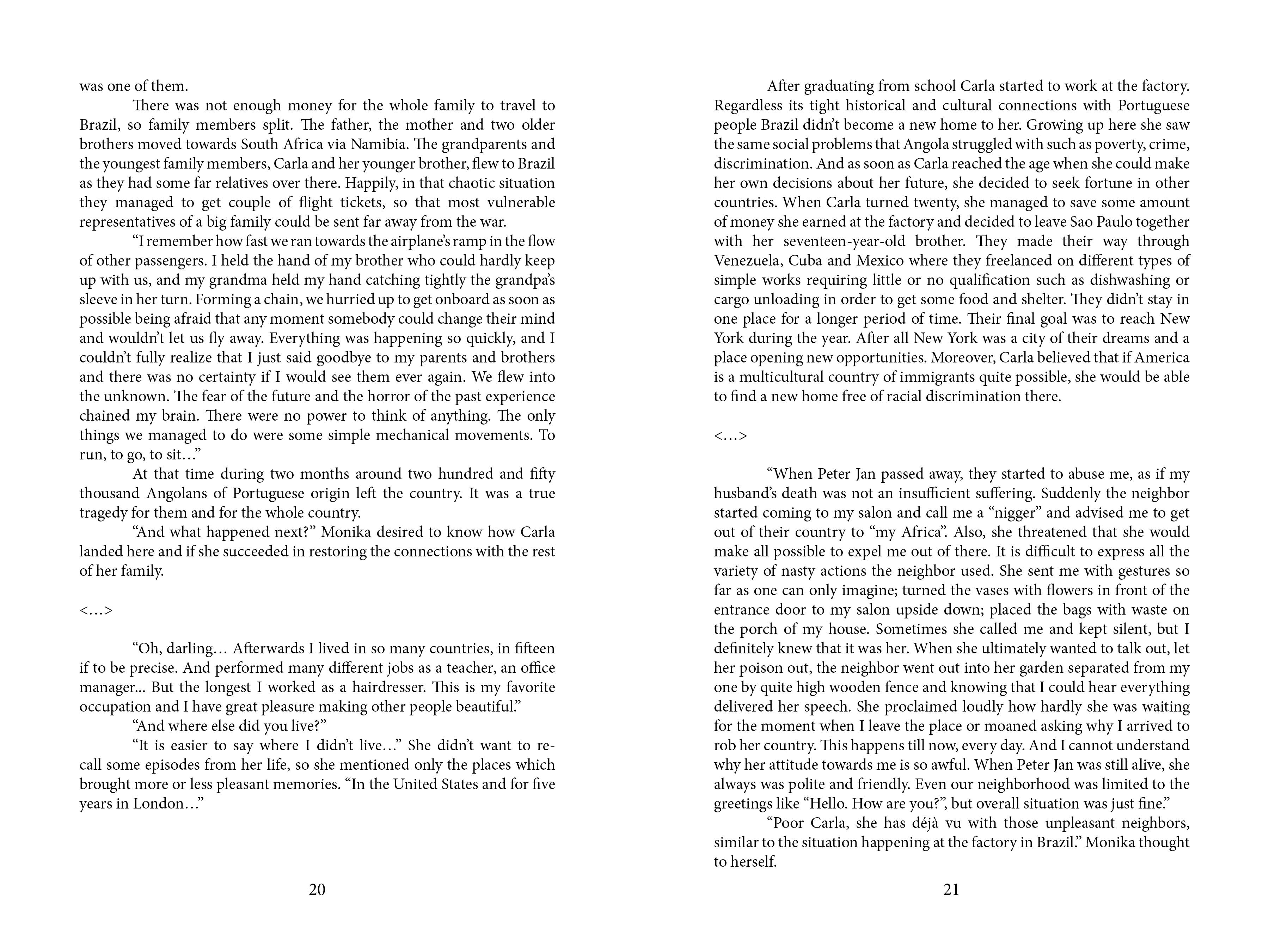 The text of page three of the 'Equality sign' chapter.