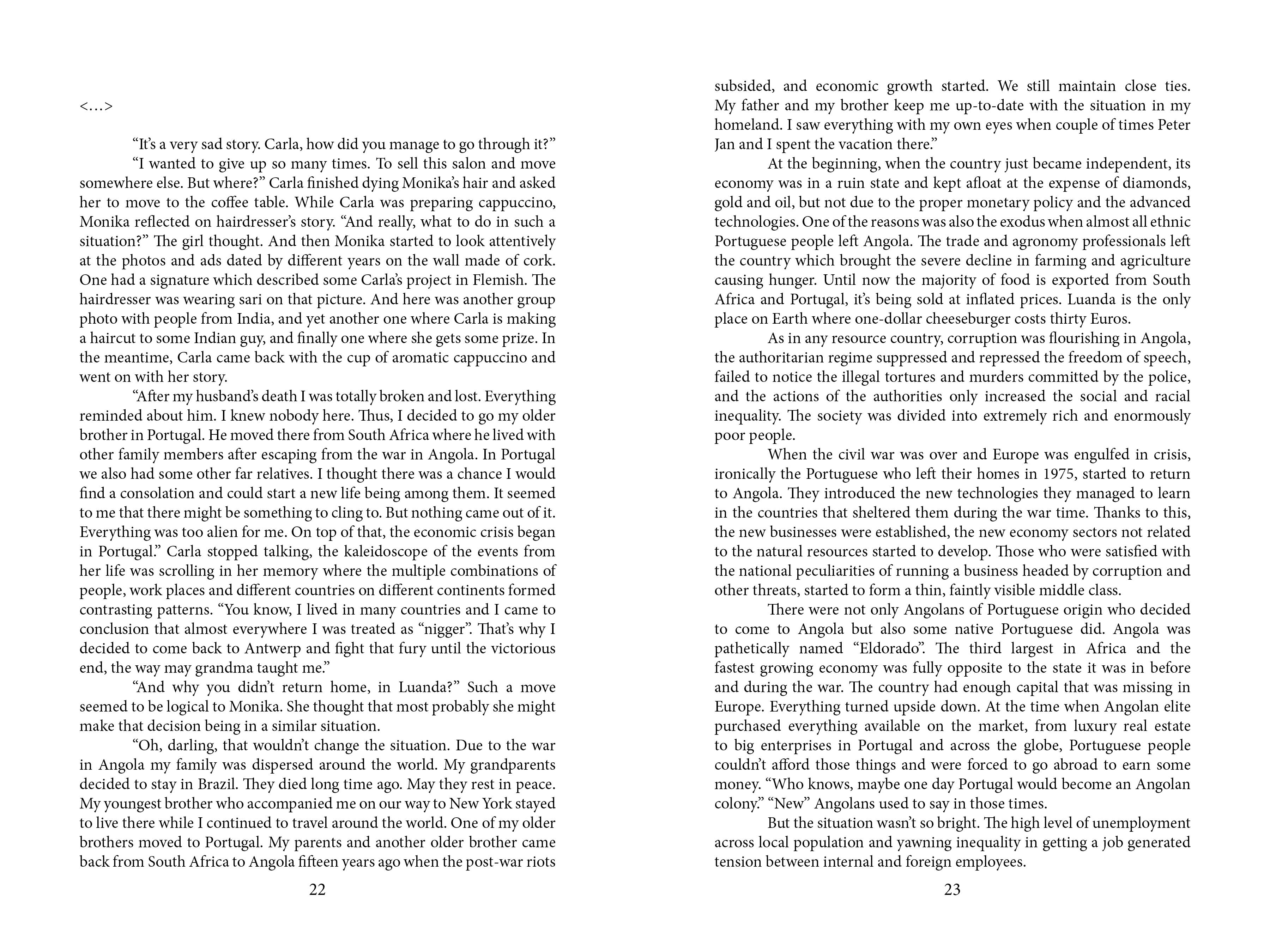 The text of page four of the 'Equality sign' chapter.