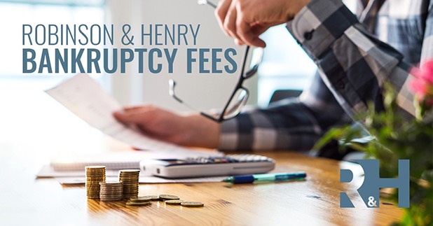 Client looks over fees associated with Bankruptcy