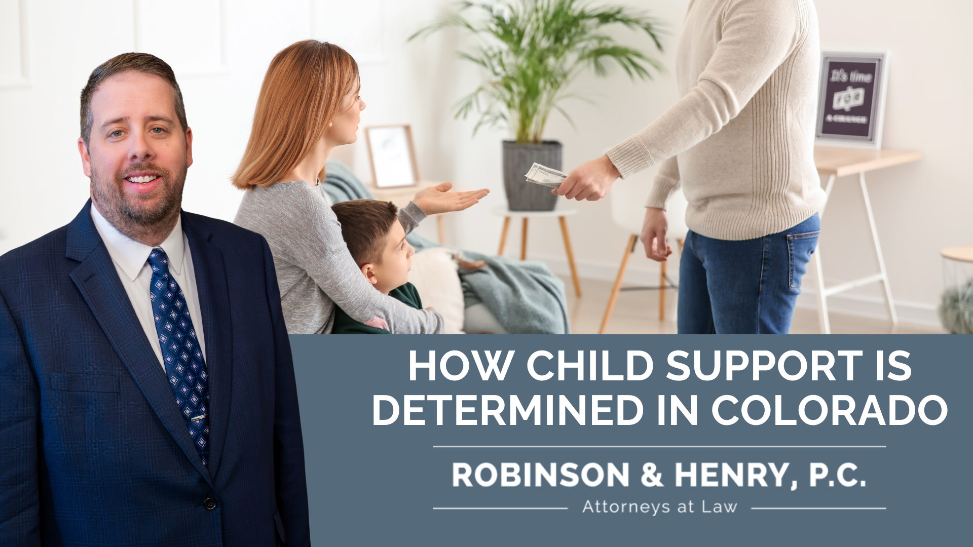 Promotional graphic for Robinson & Henry, P.C. titled 