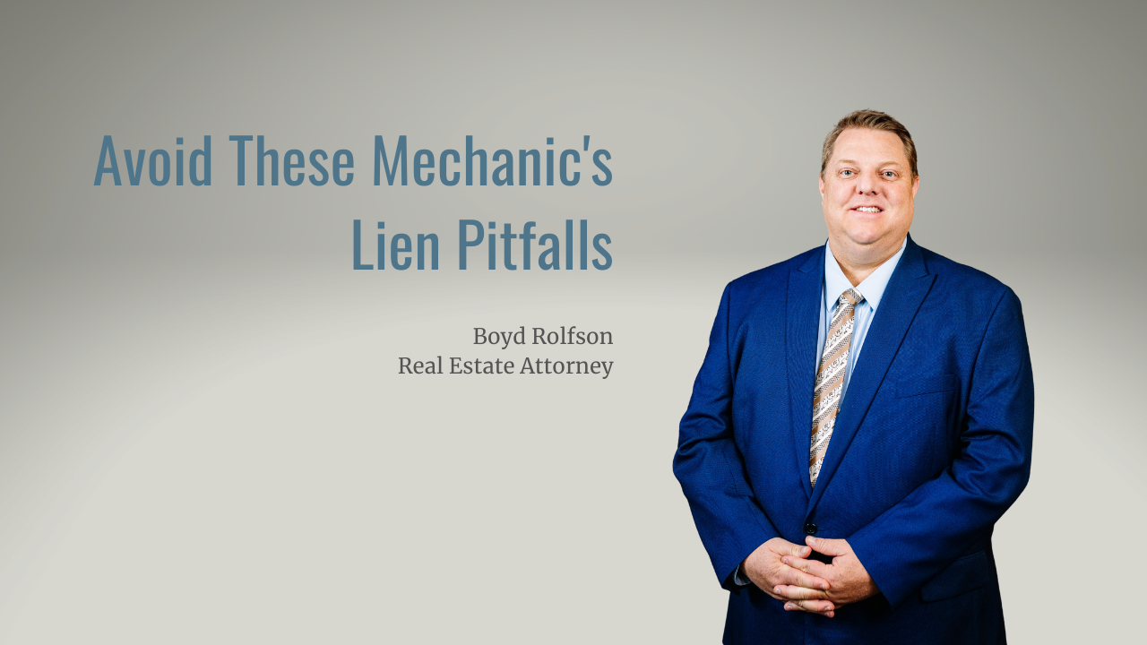 Mechanic's Lien Mistakes How to Avoid Them in Colorado