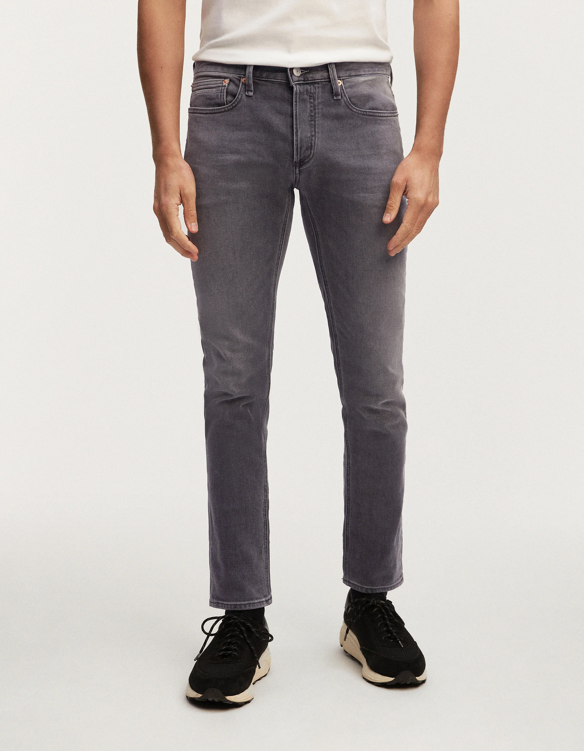 Razor Short Sleeve Crop - Grey