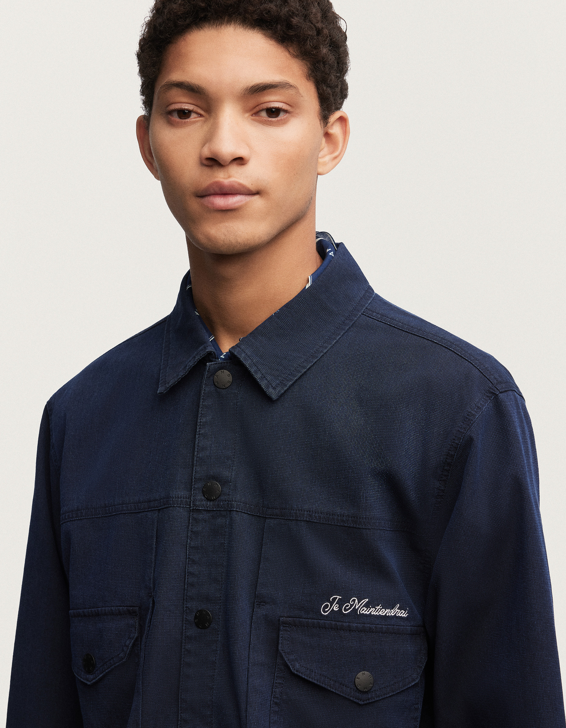 KINETIC DENIM JACKET Rinsed Indigo - DENHAM
