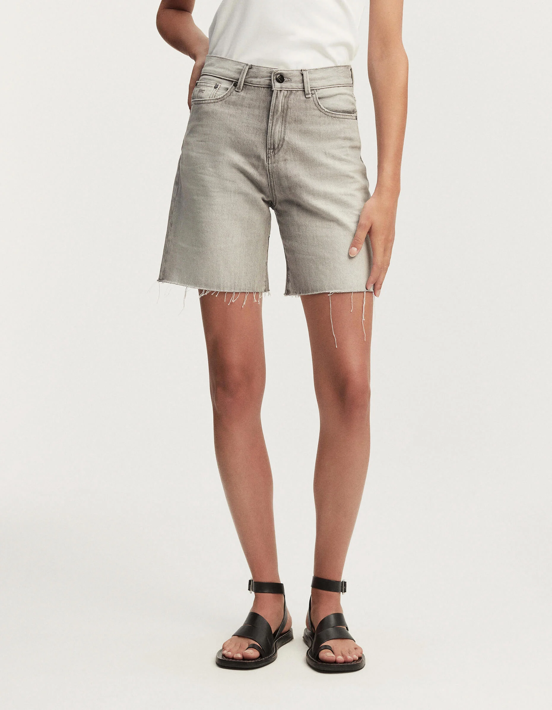 KEIRA SHORTS Light Repair Grey