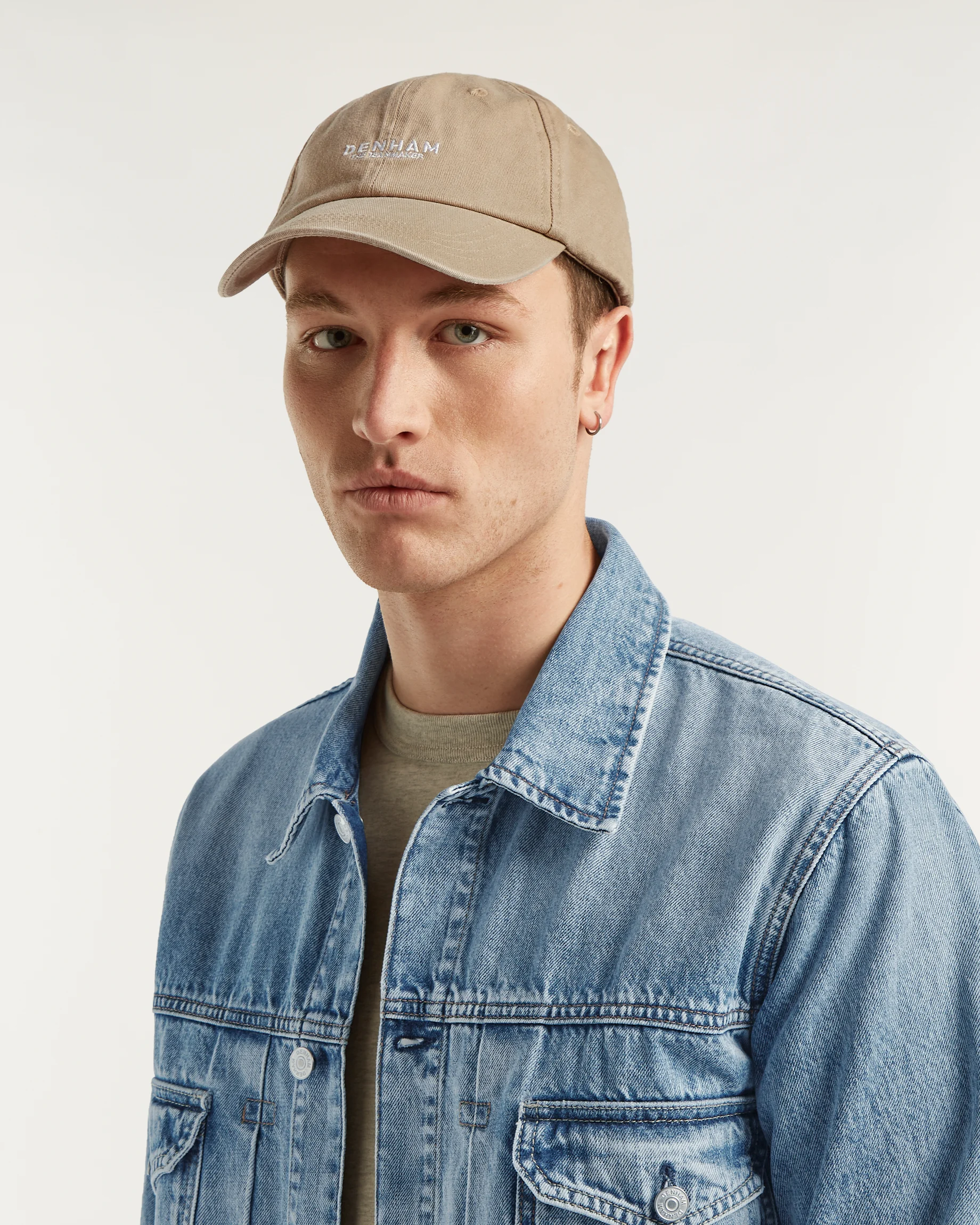 DENHAM BASEBALL CAP Washed Cotton Twill