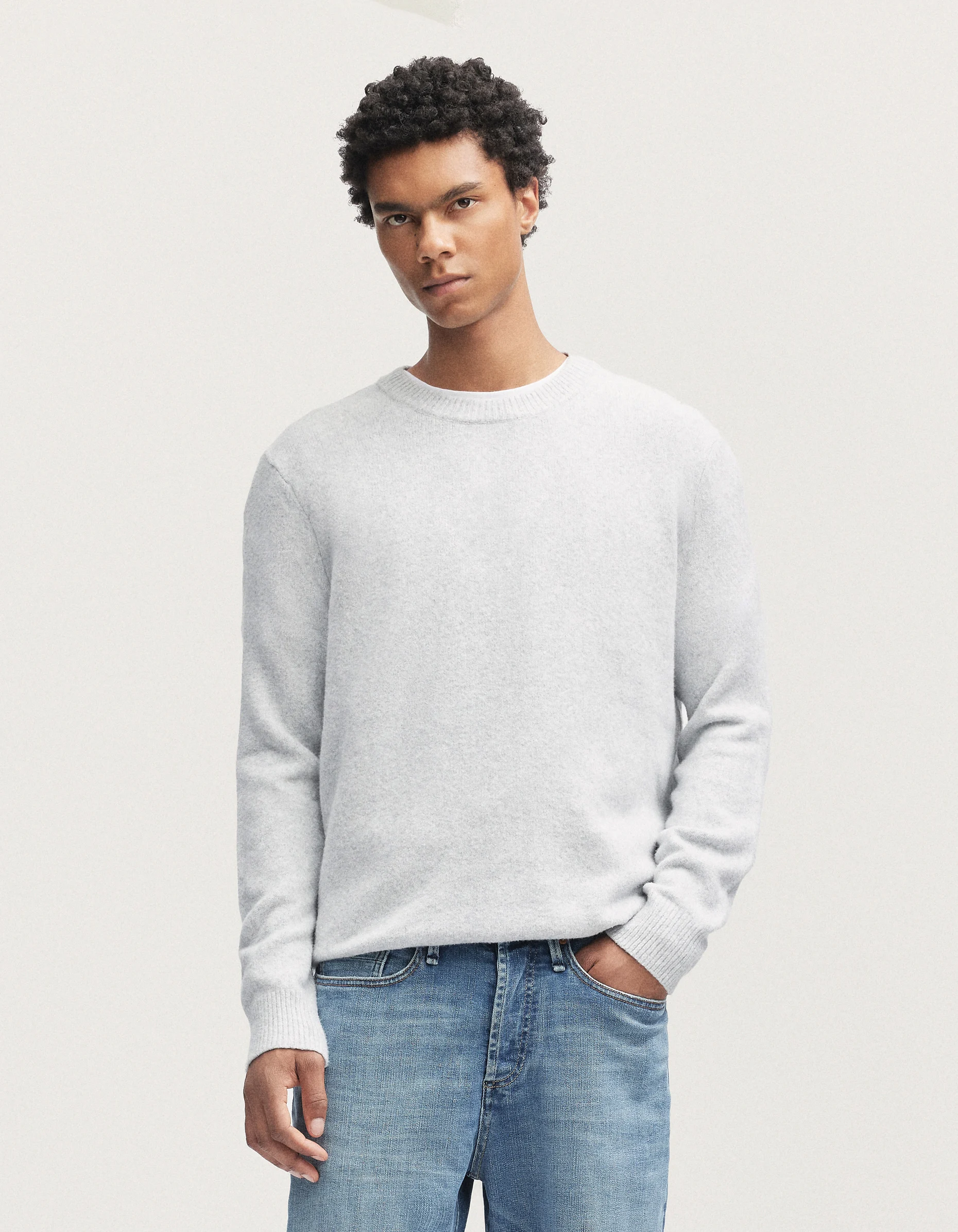 DENHAM CREW KNIT Heavy Cosy Cotton