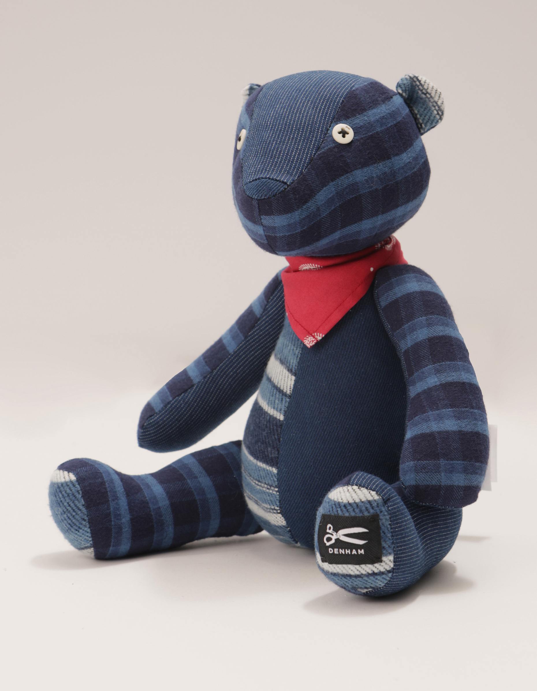 Holiday Upcycled Boro Bear - DENHAM