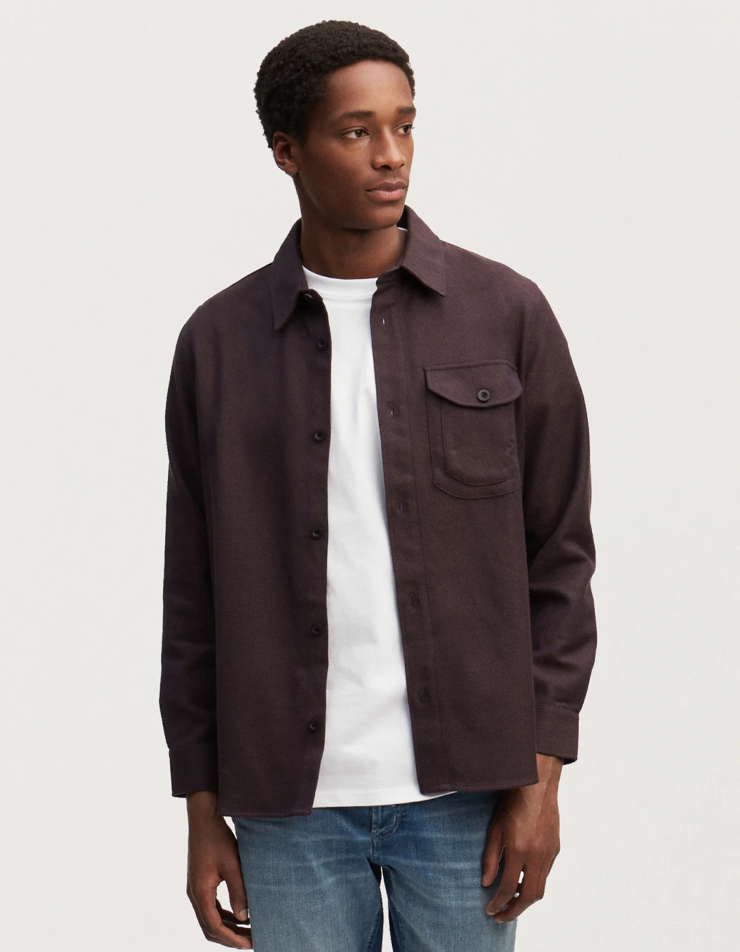 BURTON P OVERSHIRT Cotton Flannel - DENHAM