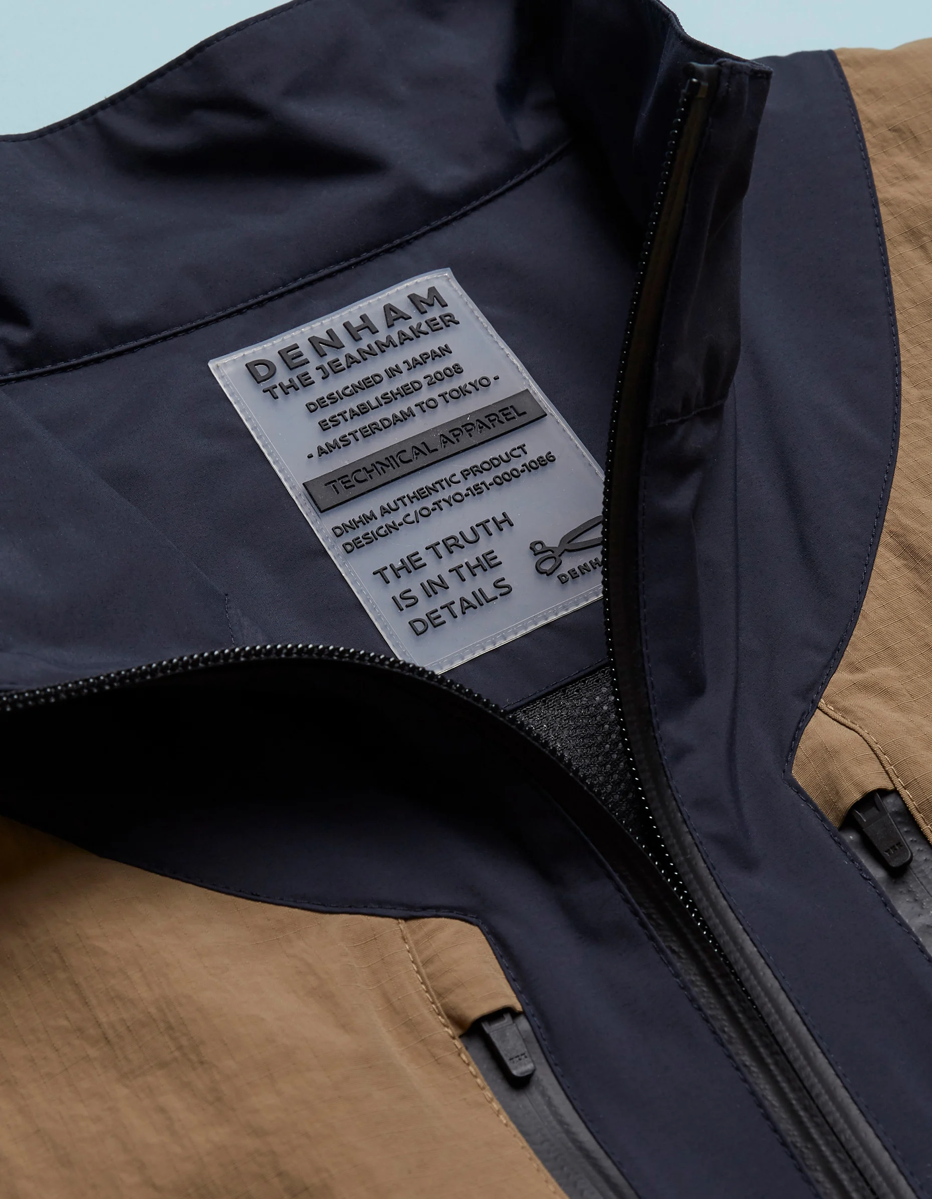 WATERPROOF SHELL JACKET Nylon Taffeta - DENHAM