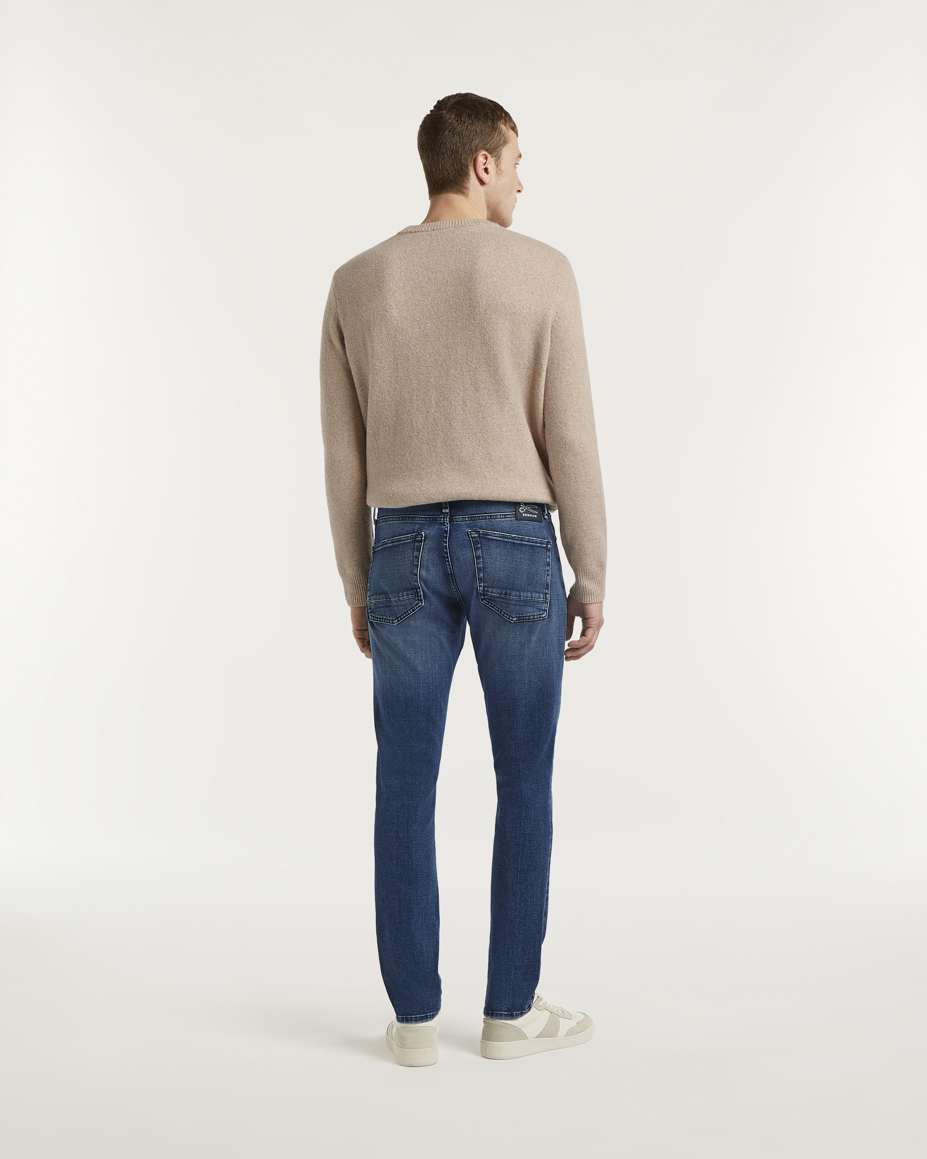 Denham Candiani Italian Denim Darkwash Button Fly Razor Mens