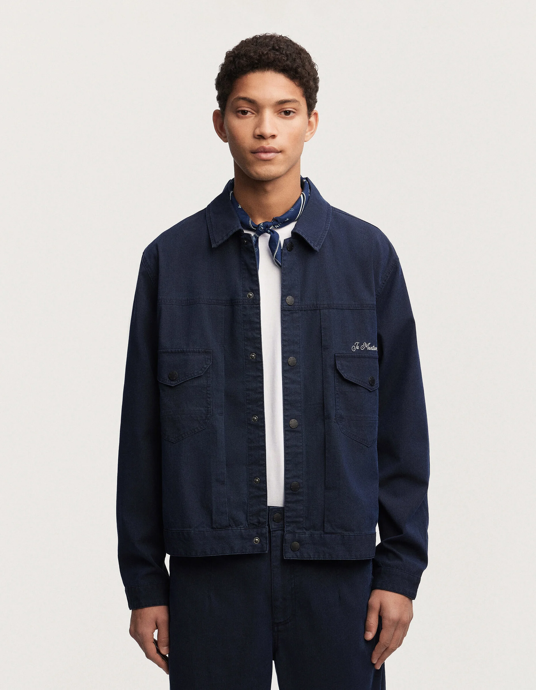 KINETIC DENIM JACKET Rinsed Indigo