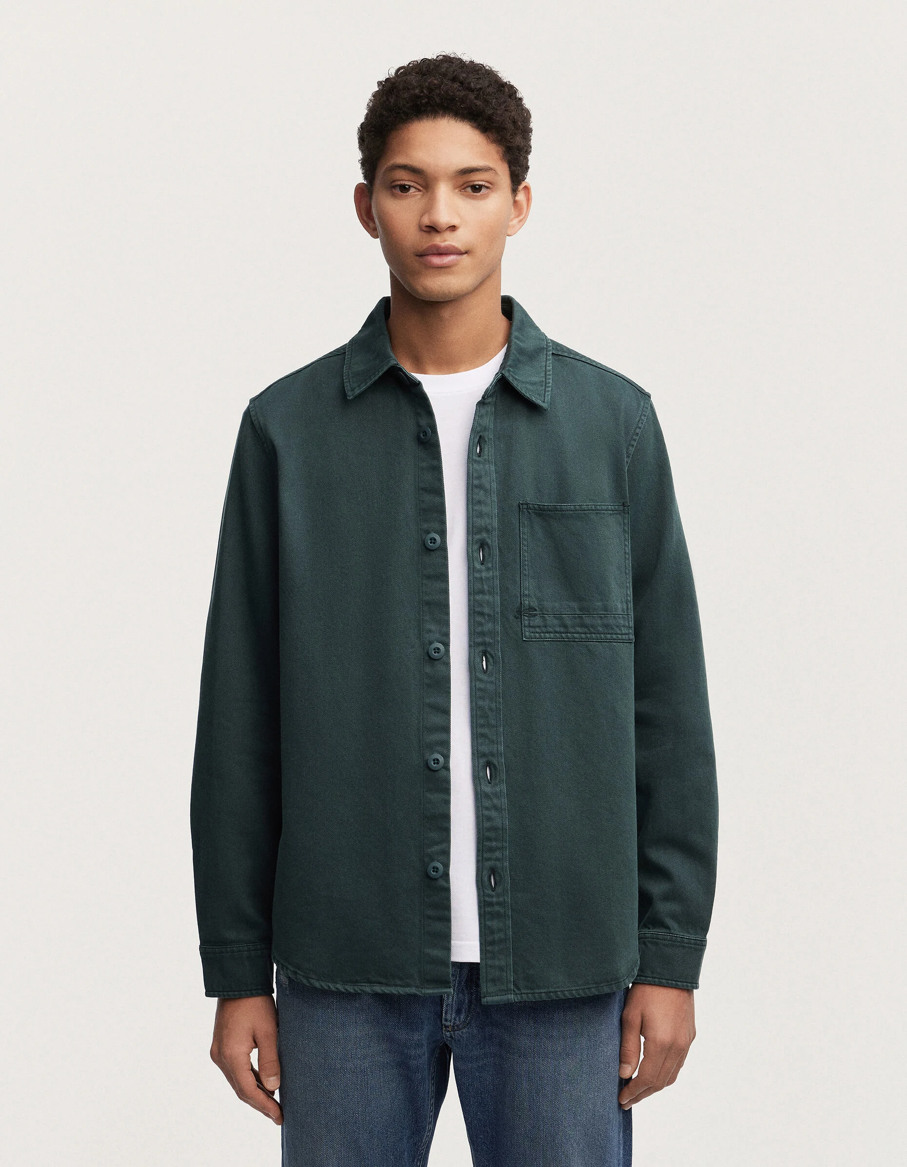 BRANSON OVERSHIRT Cotton Twill